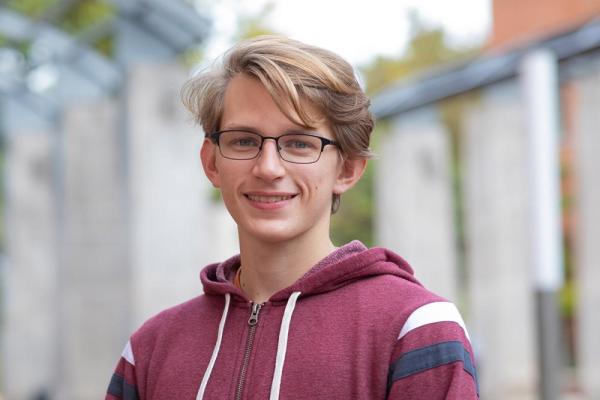 Benjamin Bratten, a high school senior at Paul Laurence Dunbar High School